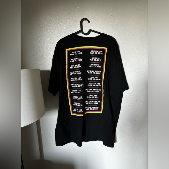 Chito Vera | UFC 20th Fight Anniversary T-shirt - Picture 3 of 3